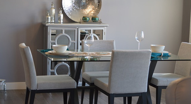 Upholstered dining room chairs