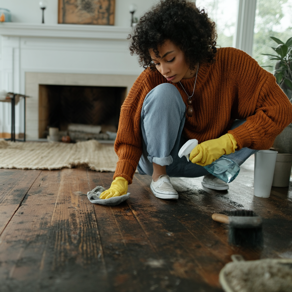 DIY mould removal cleaning home