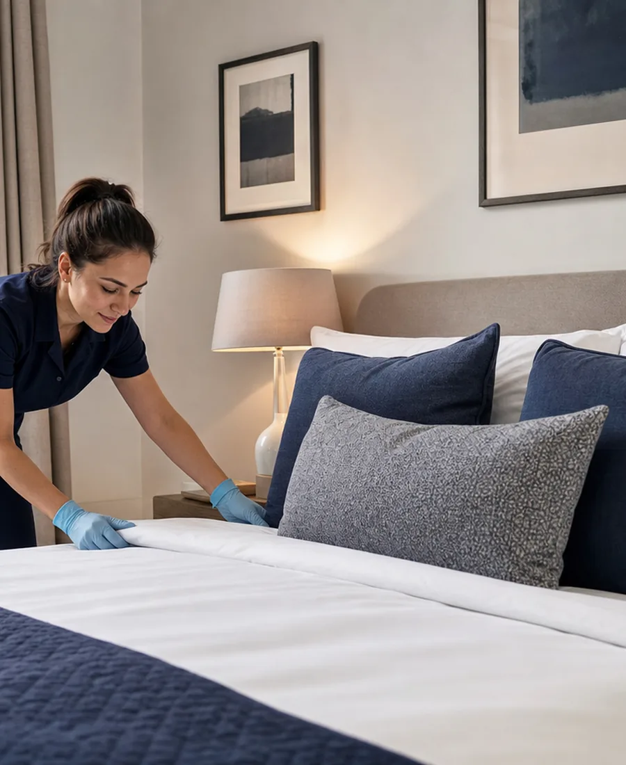 Detailed airbnb cleaning work
