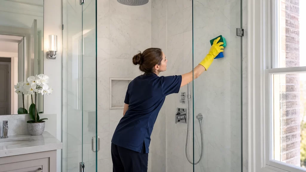 Professional bathroom deep cleaning service in London