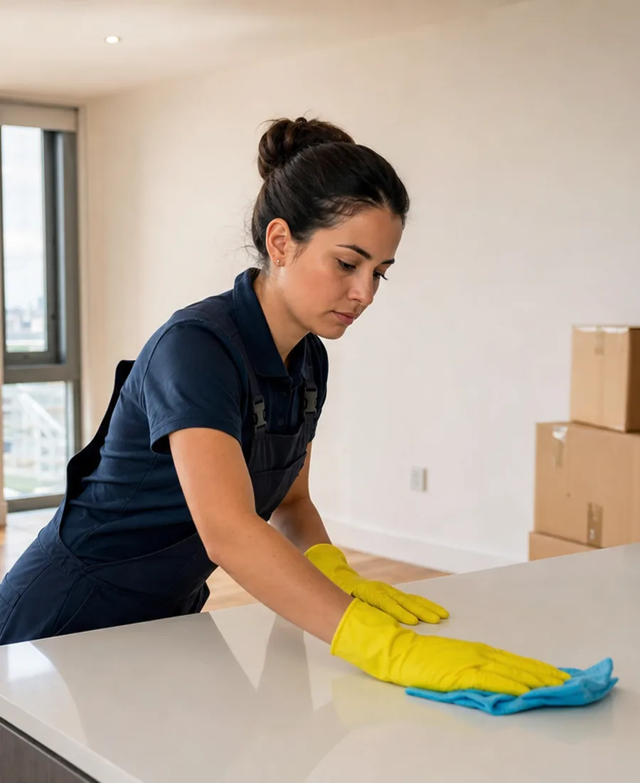 Detailed move-in cleaning work