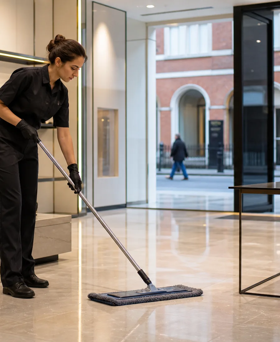 Detailed retail cleaning work