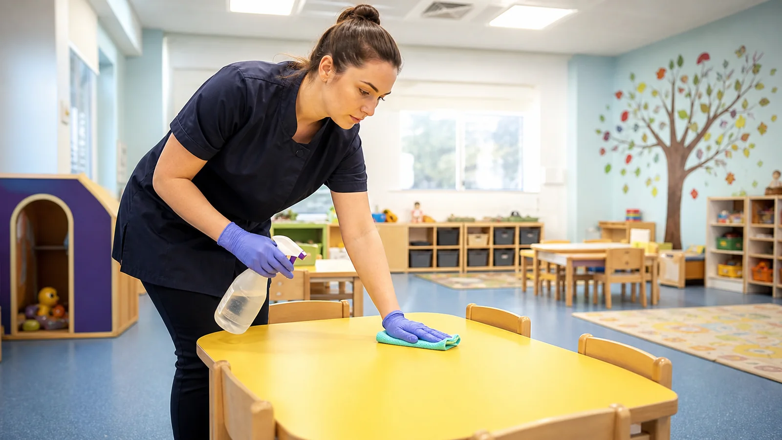 Professional school and nursery cleaning service in London