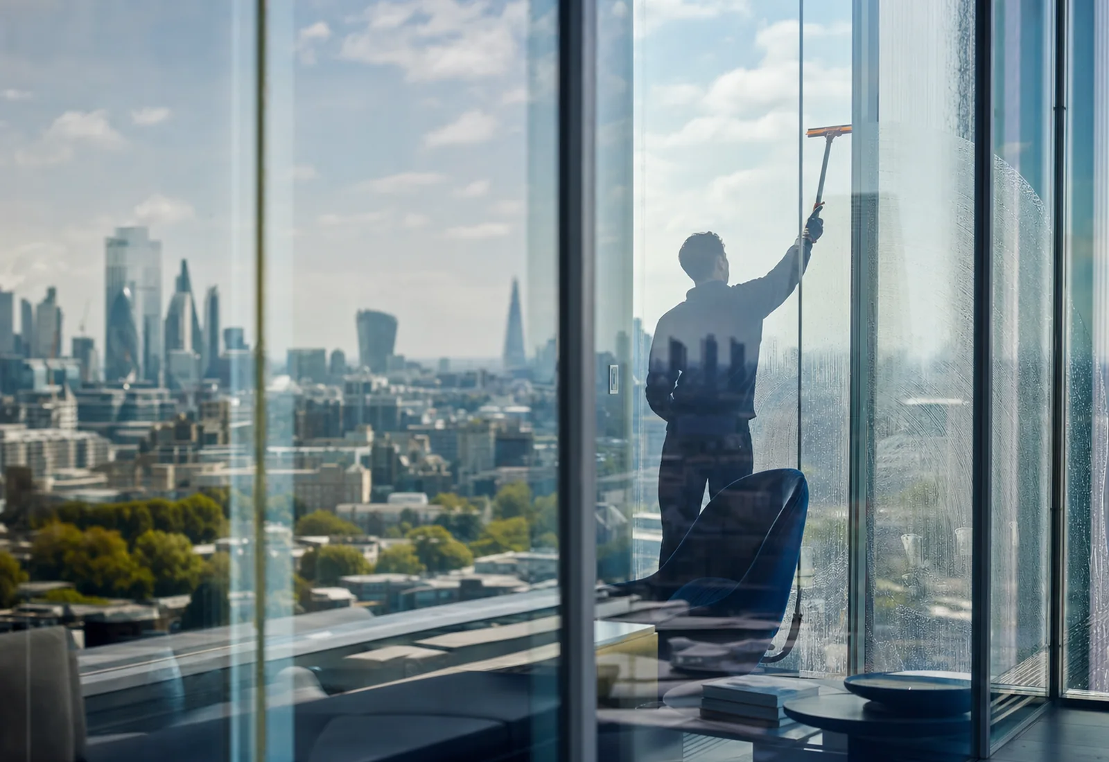 Cleaning and property-care scene for Window Cleaning Epping