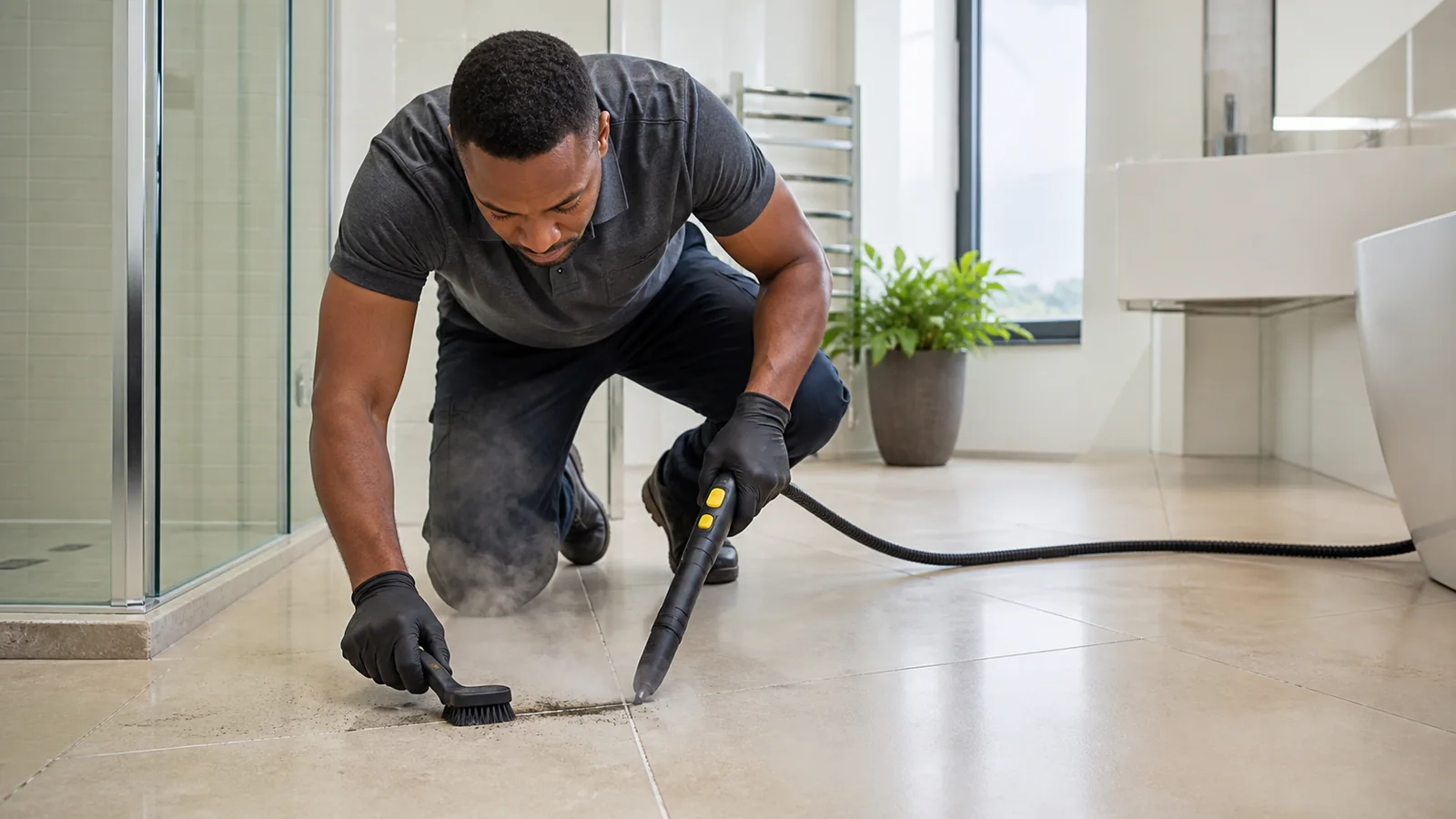 Professional tile and grout cleaning service in London