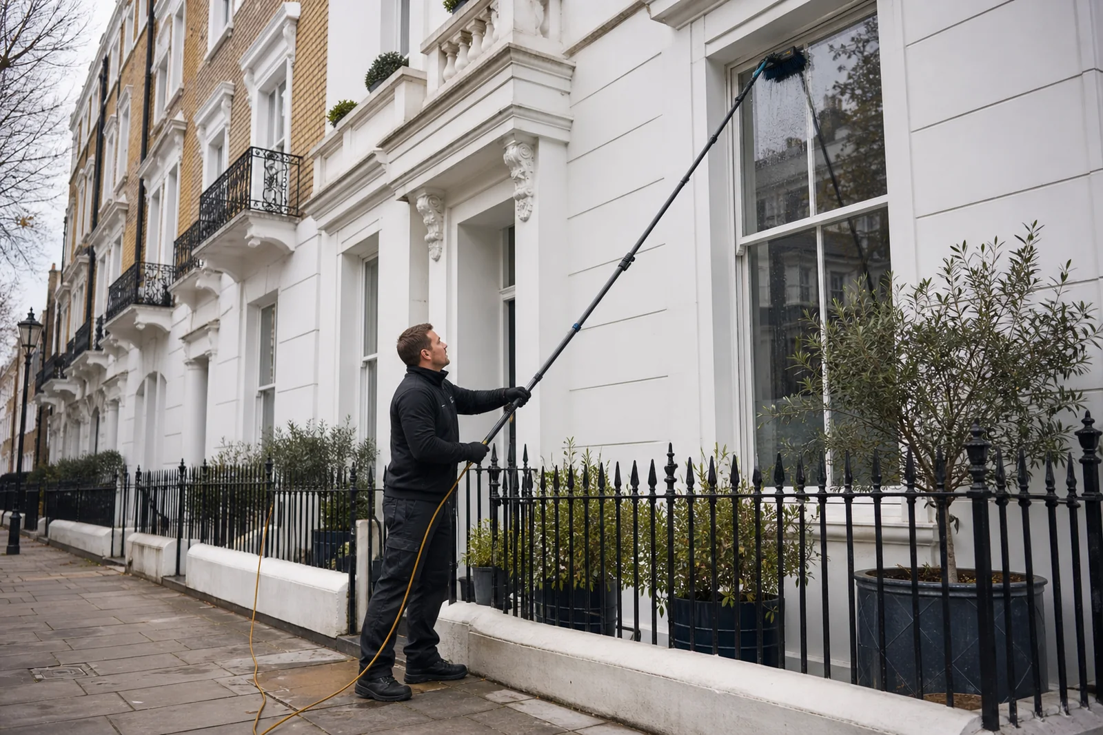 Professional window cleaning in London